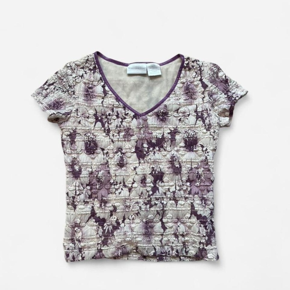 Floral Lilac Top
